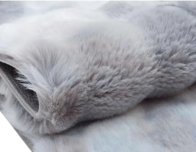 Artificial Rabbit Fur Rug: Soft, Washable, Non-Slip