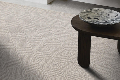 Modern Gray textured wool Rug: Flatweave Indoor carpet