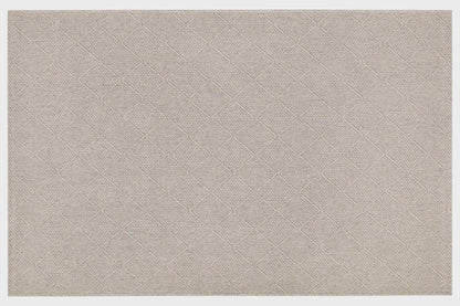 Modern Gray textured wool Rug: Flatweave Indoor carpet