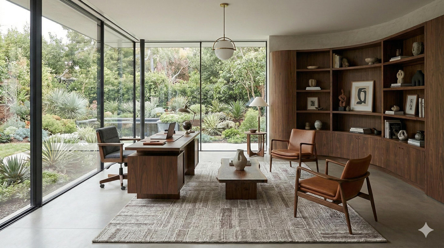 Modern Abstract Grid Rug – Geometric Texture, Neutral Sand Carpet (200x300cm)