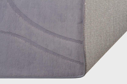Gray Soft Fur Rug: Soft Washable Plush Carpet