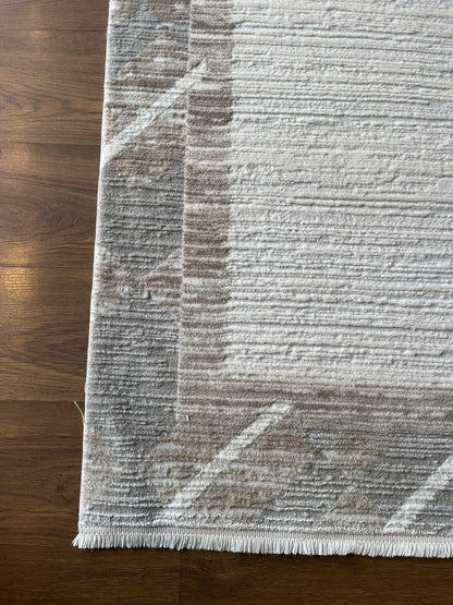 Modern Geometric Area Rug 160x230cm, Fine Contemporary Living Room Carpet