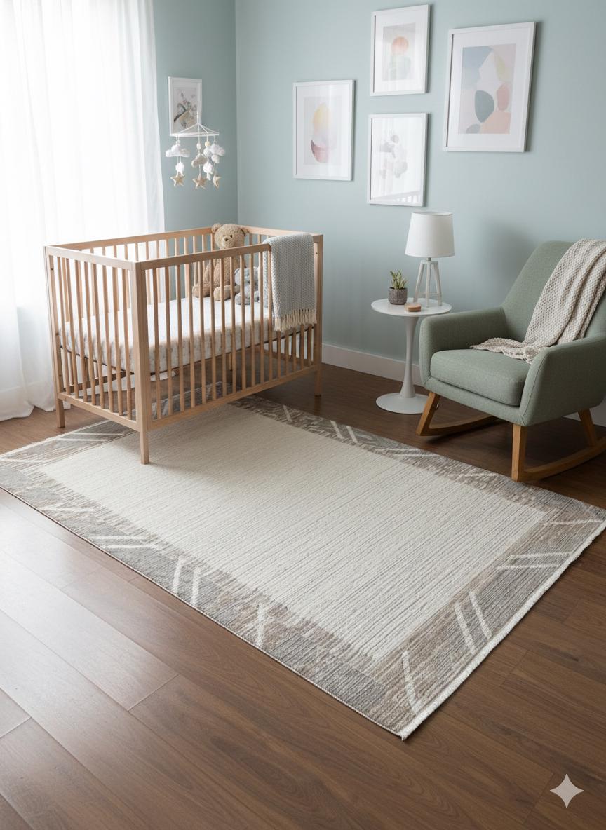 Modern Geometric Area Rug 160x230cm, Fine Contemporary Living Room Carpet