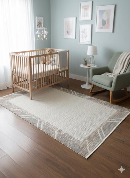 Modern Geometric Area Rug 160x230cm, Fine Contemporary Living Room Carpet