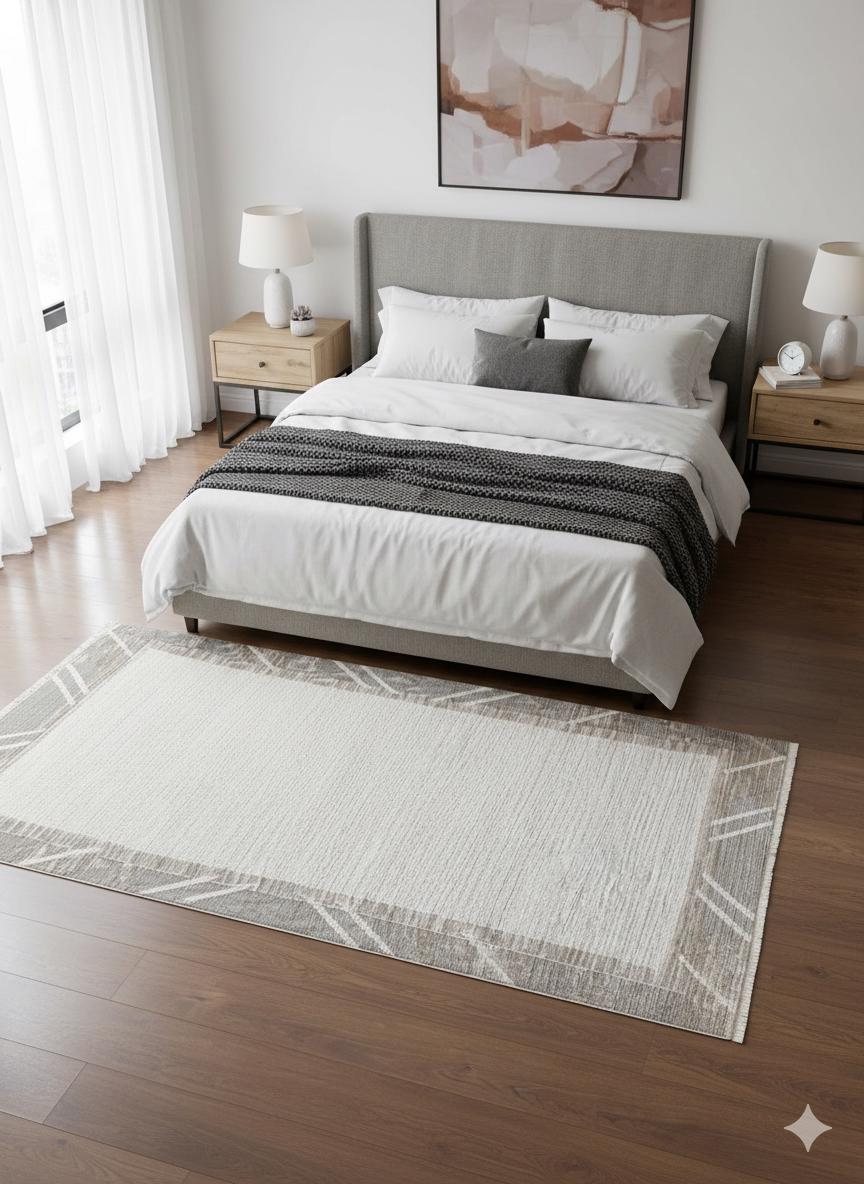 Modern Geometric Area Rug 160x230cm, Fine Contemporary Living Room Carpet