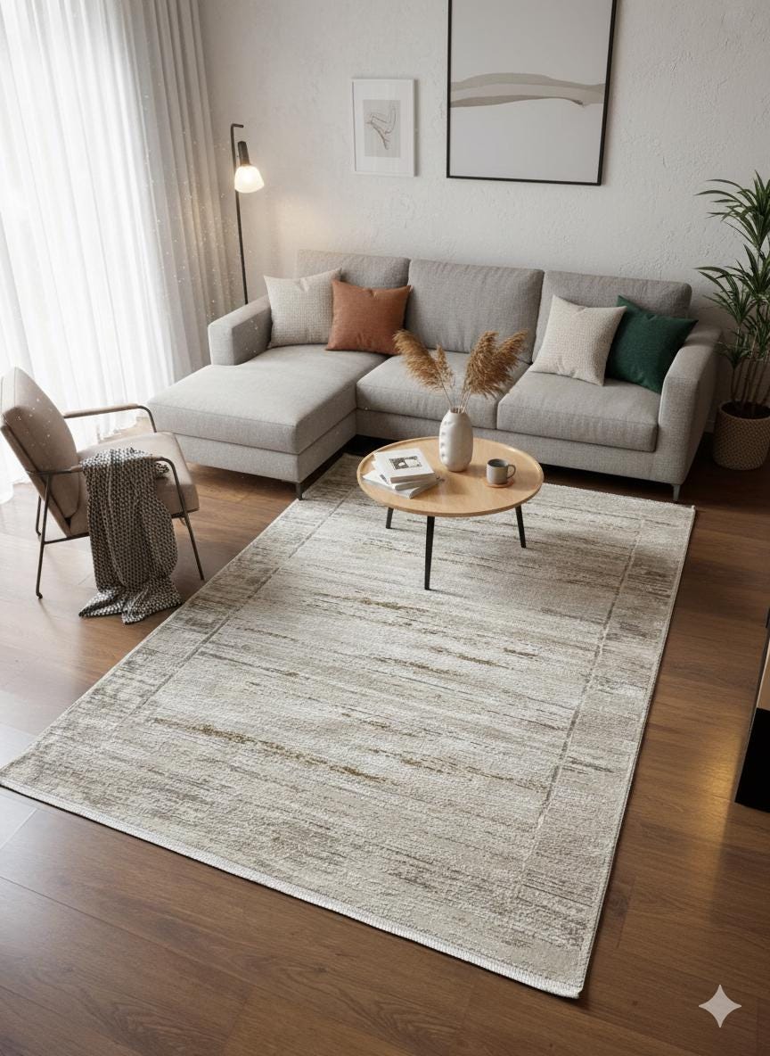 Modern Geometric Area Rug 160x230cm, Fine Contemporary Living Room Carpet