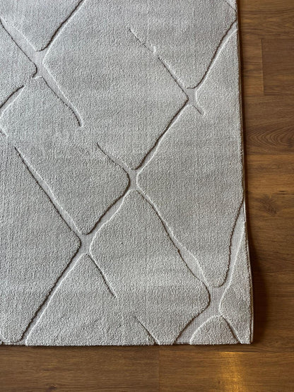 Plain Gray Area Rug: Minimalist Grey Carpet for Contemporary Living Spaces