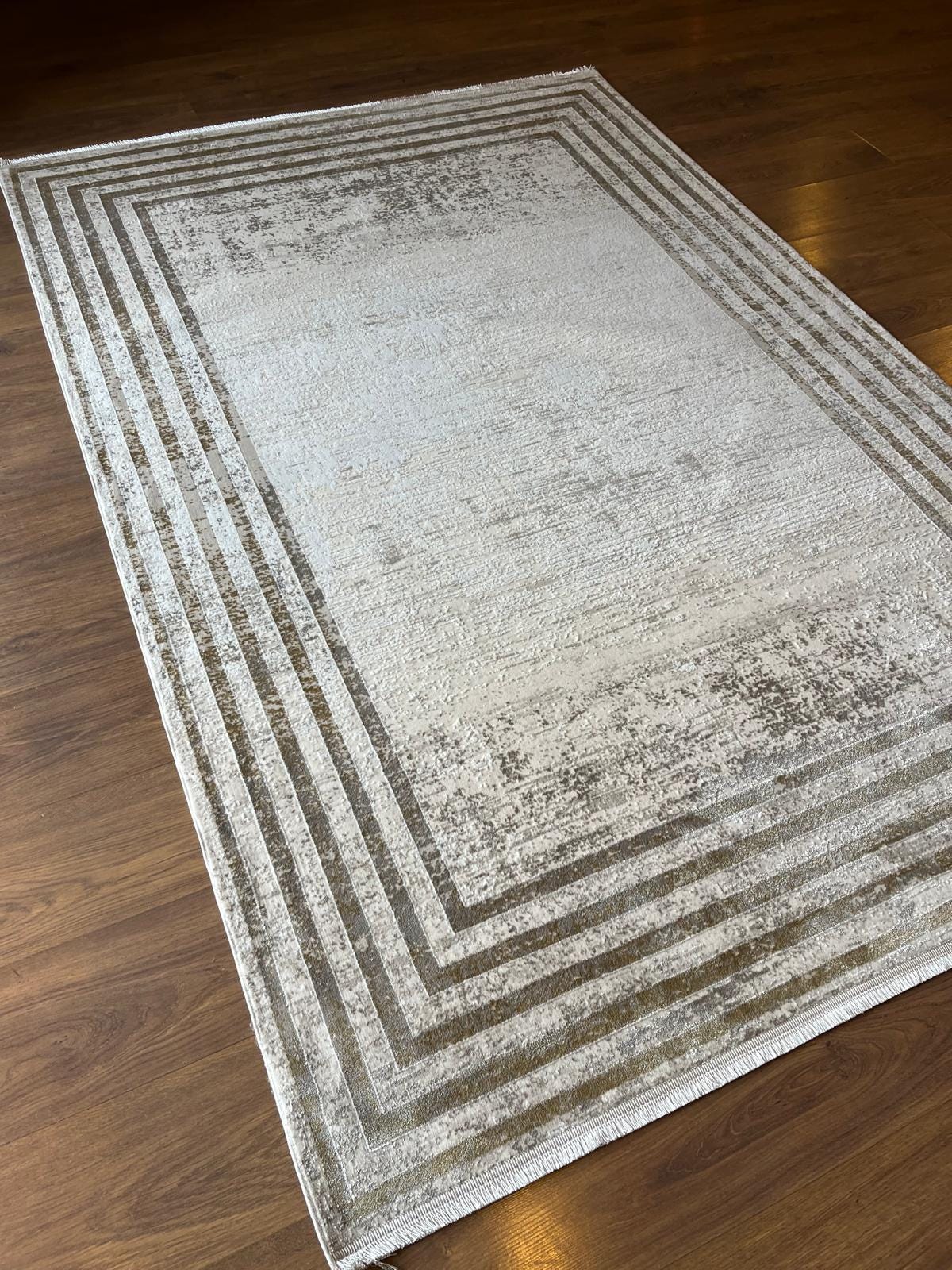 Modern Geometric Area Rug 160x230cm, Fine Contemporary Living Room Carpet