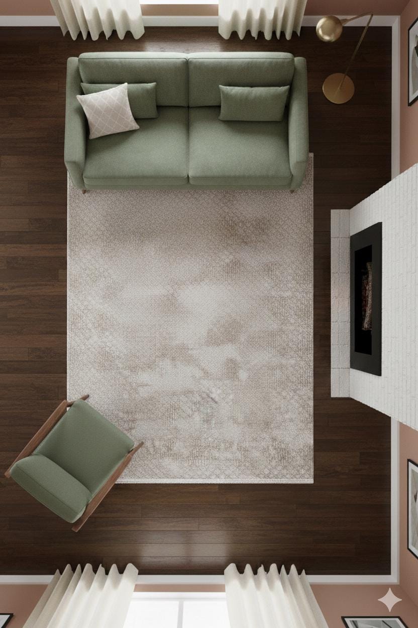 Contemporary Beige Abstract Area Rug: 160x230cm Soft Gray and Beige Fine Quality Carpet