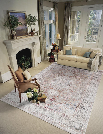 7x10 ft, Oriental Distressed Black Rug: Viscose yarn carpet with Fringes