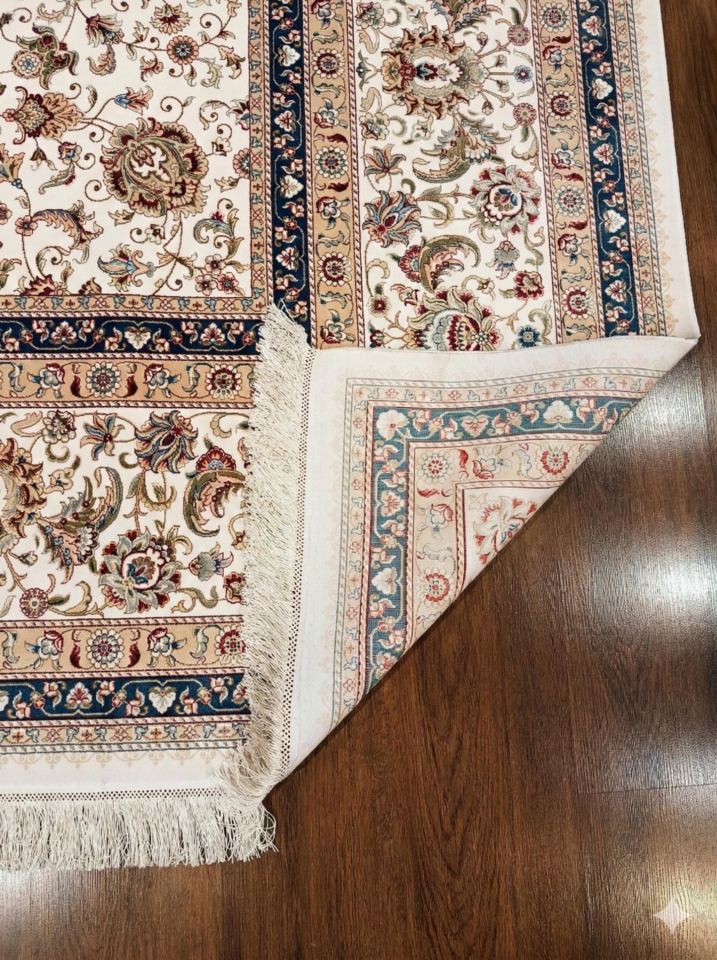 10x16 ft Turkish Bamboo Silk Rug, Distressed Anatolian Design, Hand-Finished Silk Fringes