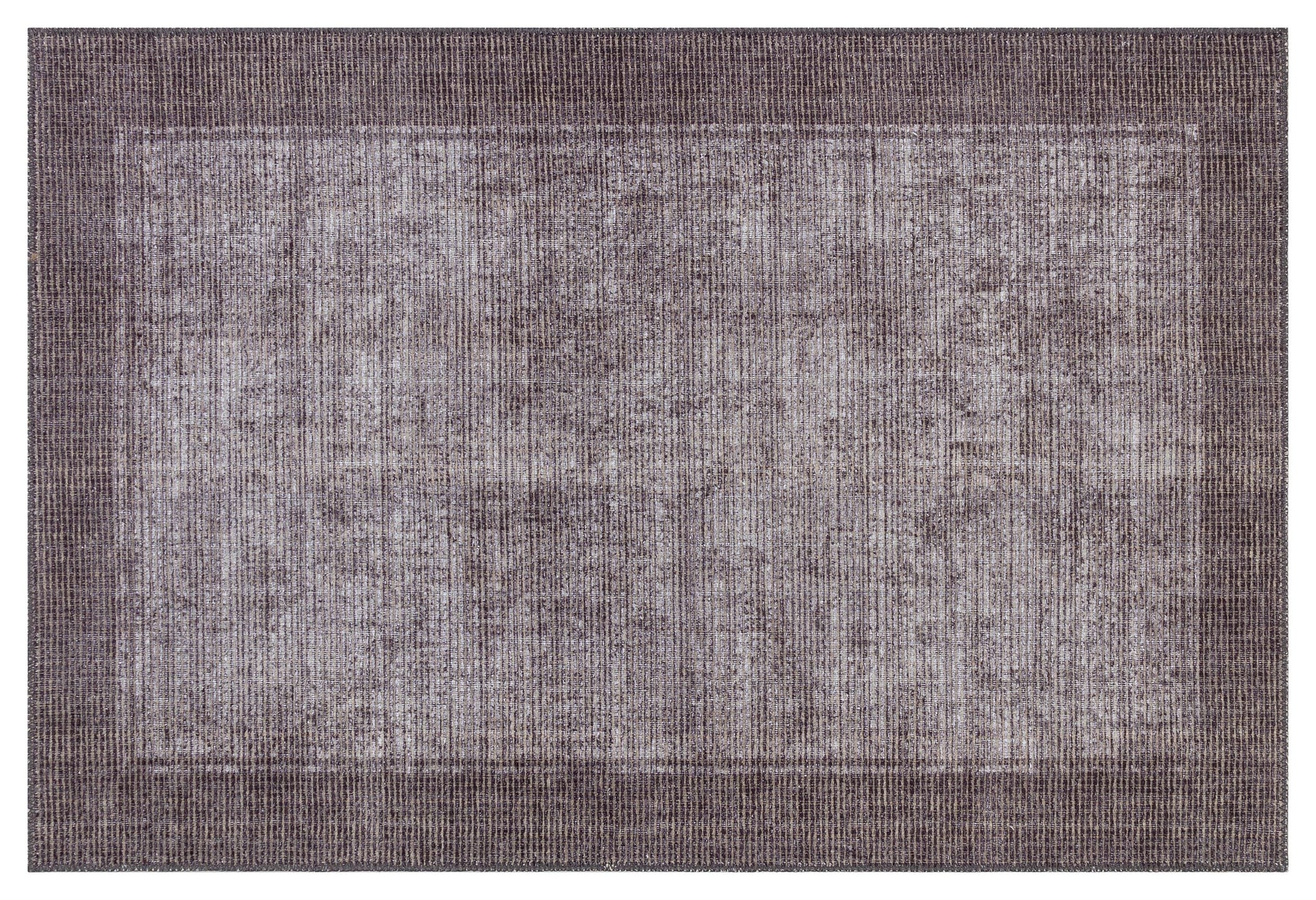 Gray Textured Geometric Carpet , Minimalist Scandi Home Decor, Neutral Living Room Rug. 5x7 ft