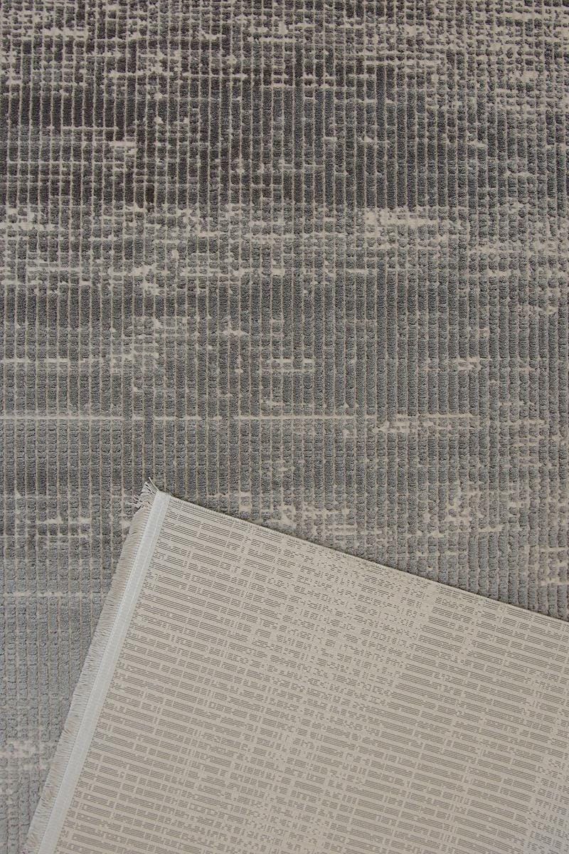 Marsala Distressed Woven Rug – Textured Linear Floor Carpet, Modern Living Room Runner