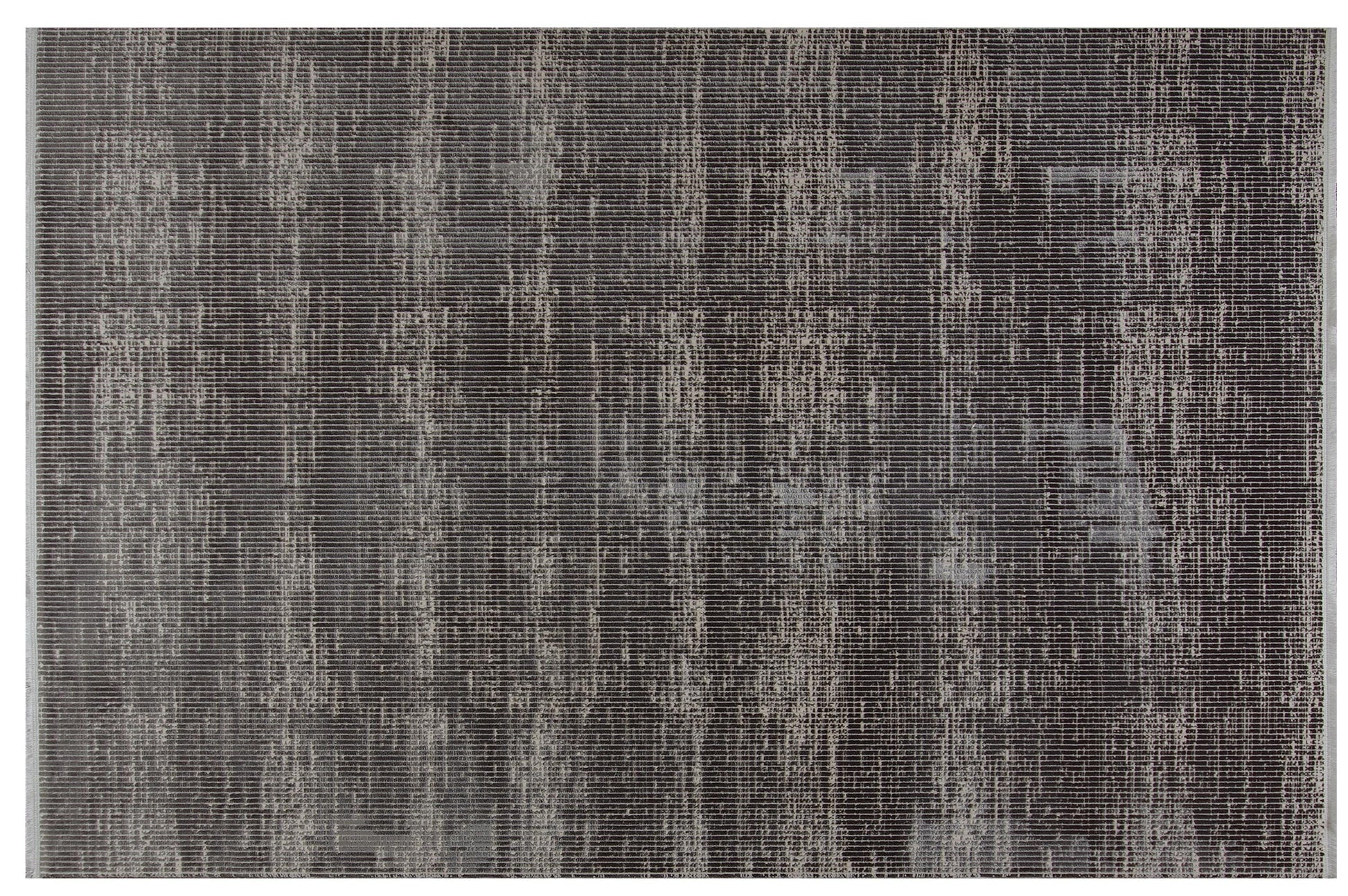 Marsala Distressed Woven Rug – Textured Linear Floor Carpet, Modern Living Room Runner