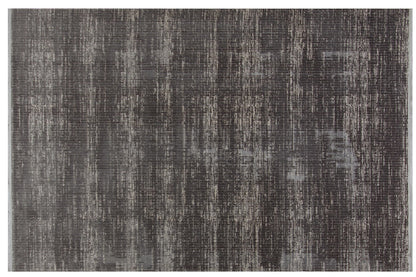 Marsala Distressed Woven Rug – Textured Linear Floor Carpet, Modern Living Room Runner