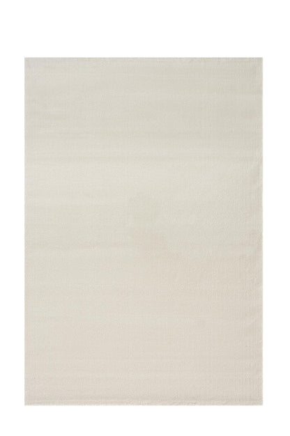 Soft Cream Minimalist Rug: Modern Light Carpet for Contemporary Spaces