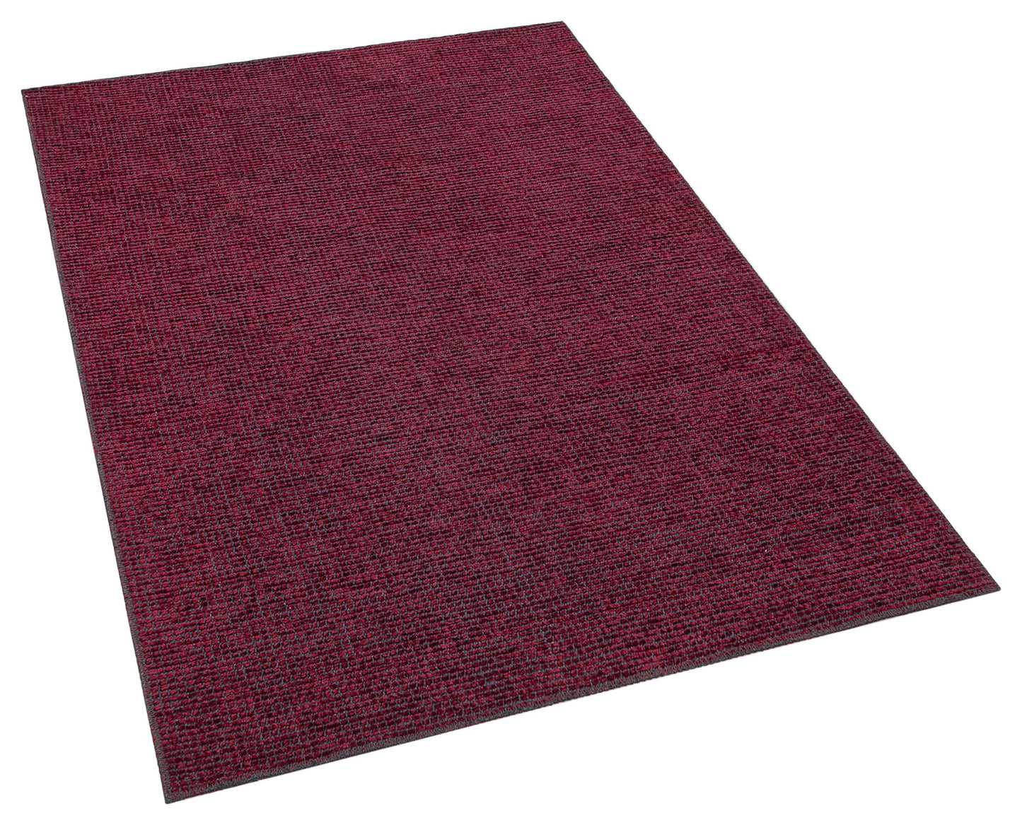 Red Cotton Turkish Rug, Modern Washable Carpet
