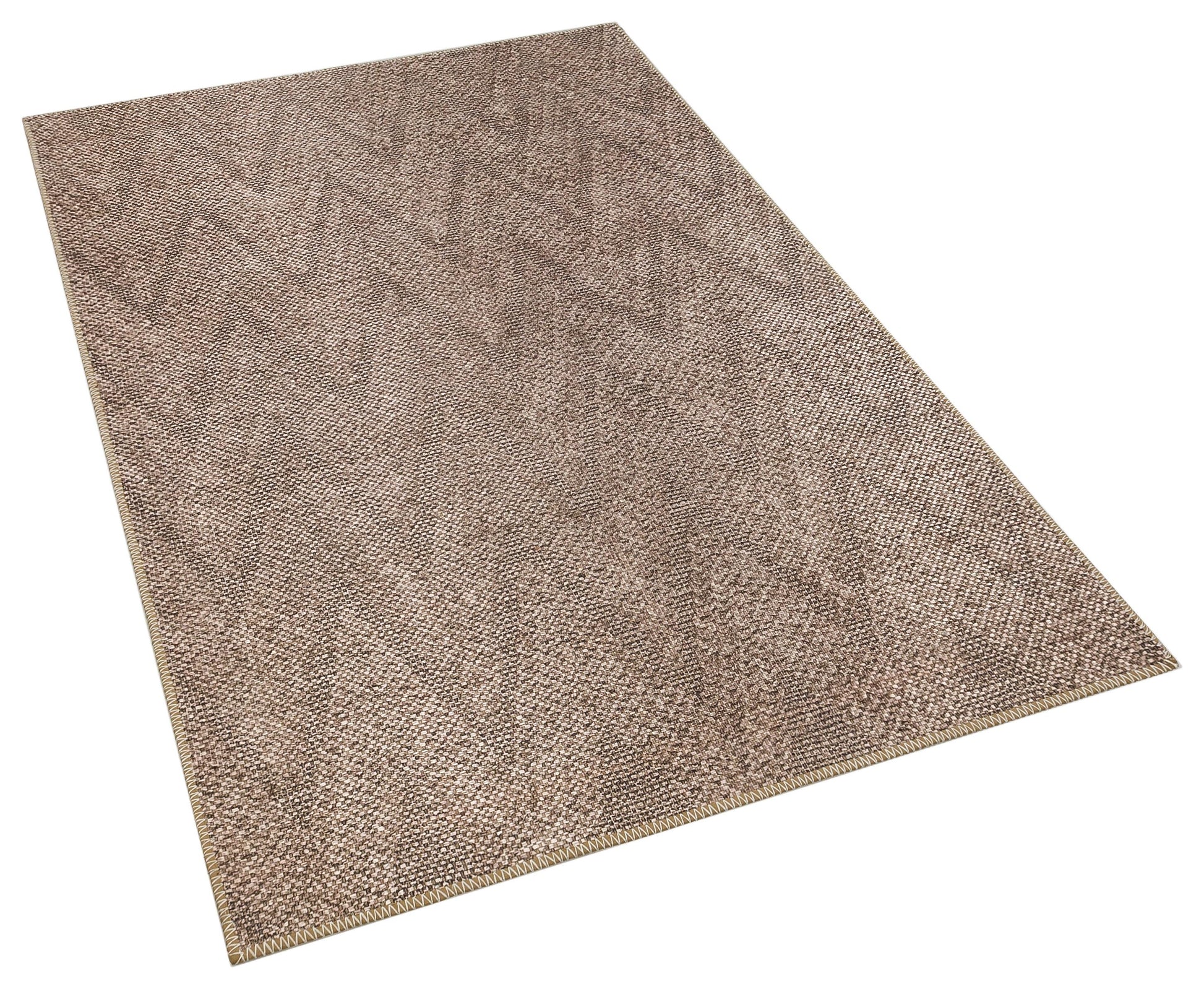 Distressed Bronze Boho Area Rug, Washable Vintage Farmhouse Carpet