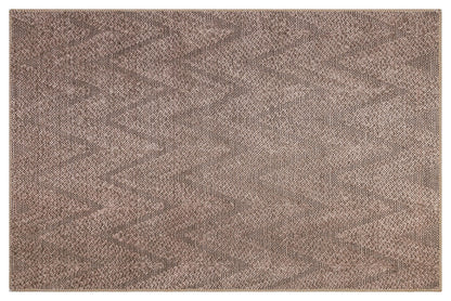 Distressed Bronze Boho Area Rug, Washable Vintage Farmhouse Carpet