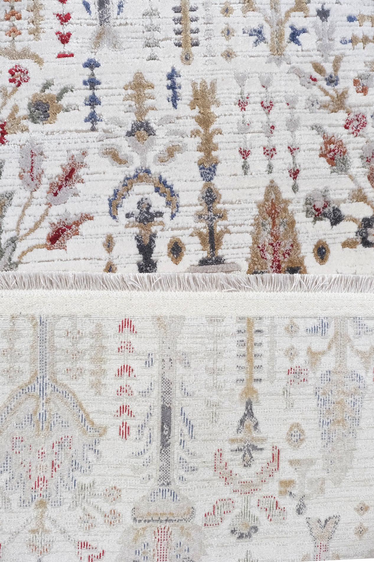 7x10ft, Modern Persian Tree of Life Rug, Distressed Oriental Carpet, Earth Tone Floral Decor