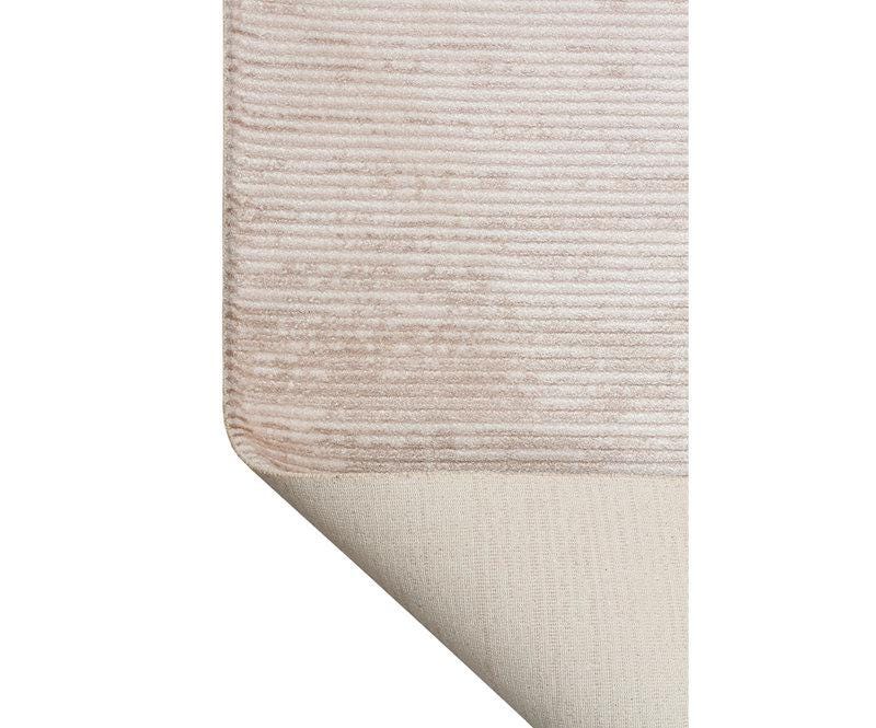 Modern Abstract Runner, Cream Beige Hallway Runner, Low Pile Washable Rug