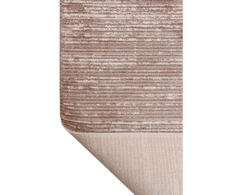 Modern Abstract Rug, Distressed Brown Hallway Runner, Washable Narrow Rug