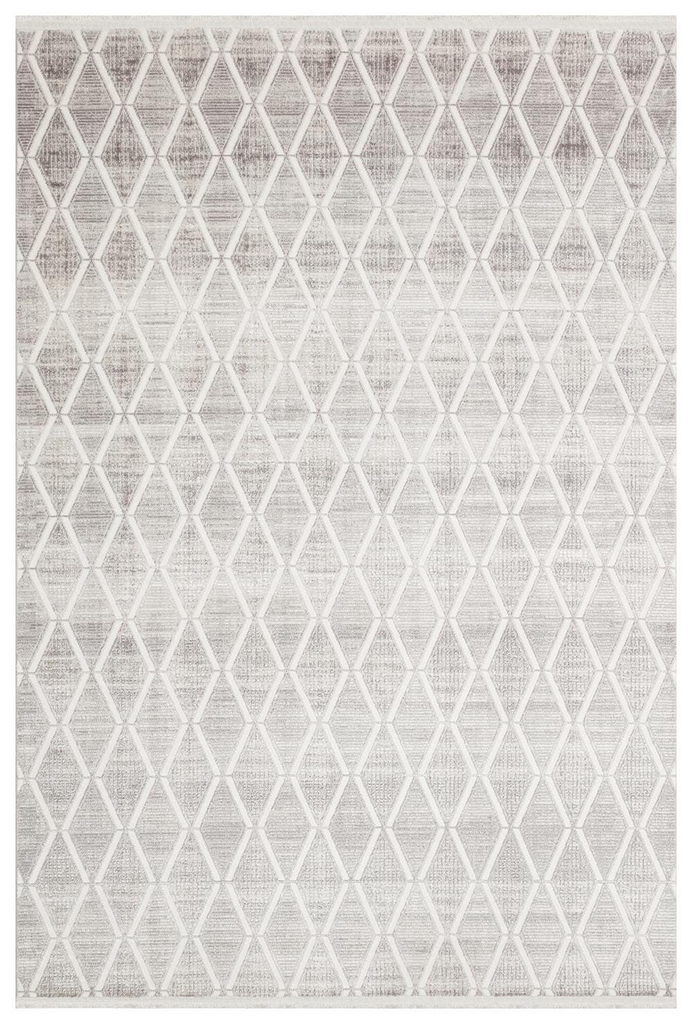Modern Abstract Runner Rug, Distressed Cream Beige Hallway, Washable Low Pile Fringe