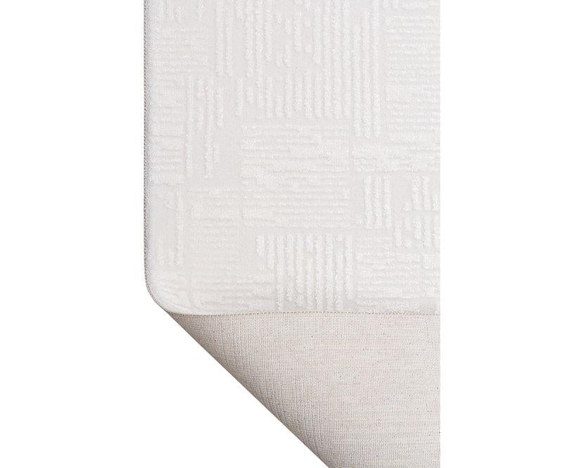 Custom Abstract Runner Rug, Minimalist Distressed Cream Beige Hallway, Washable Narrow Rug
