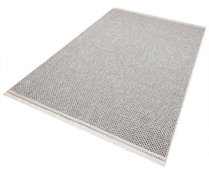 Custom Textured Runner Rug, Neutral Boho Hallway Area Rug, Hand-Woven Fringe Entryway Decor
