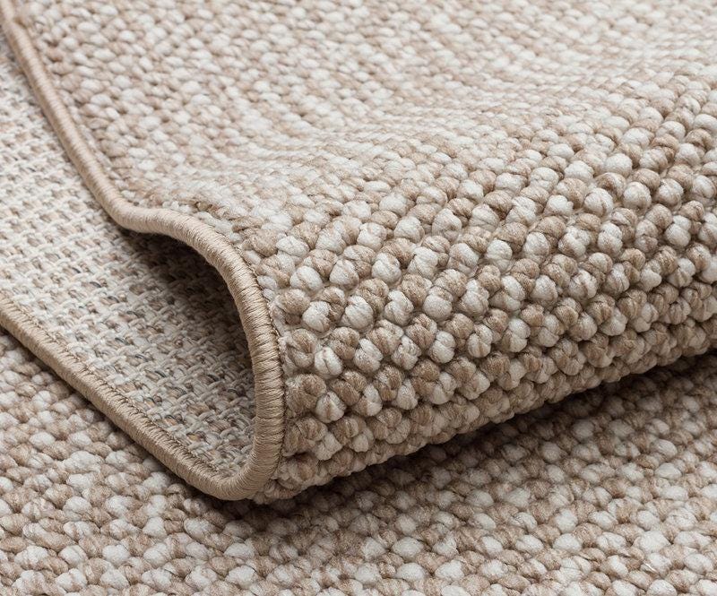 Custom Textured Runner Rug, Neutral Boho Hallway Area Rug, Hand-Woven Fringe Entryway Decor