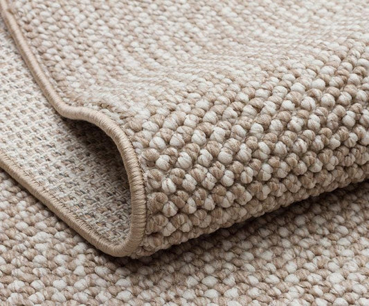 Custom Textured Runner Rug, Neutral Boho Hallway Area Rug, Hand-Woven Fringe Entryway Decor