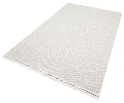Custom Textured Runner Rug, Neutral Boho Hallway Area Rug, Hand-Woven Fringe Entryway Carpet