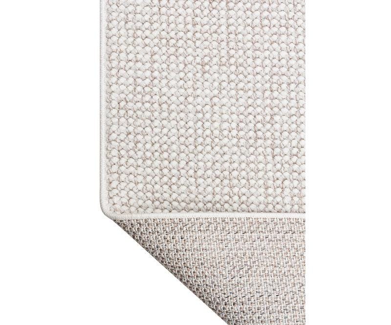 Custom Textured Runner Rug, Neutral Boho Hallway Area Rug, Hand-Woven Fringe Entryway Carpet