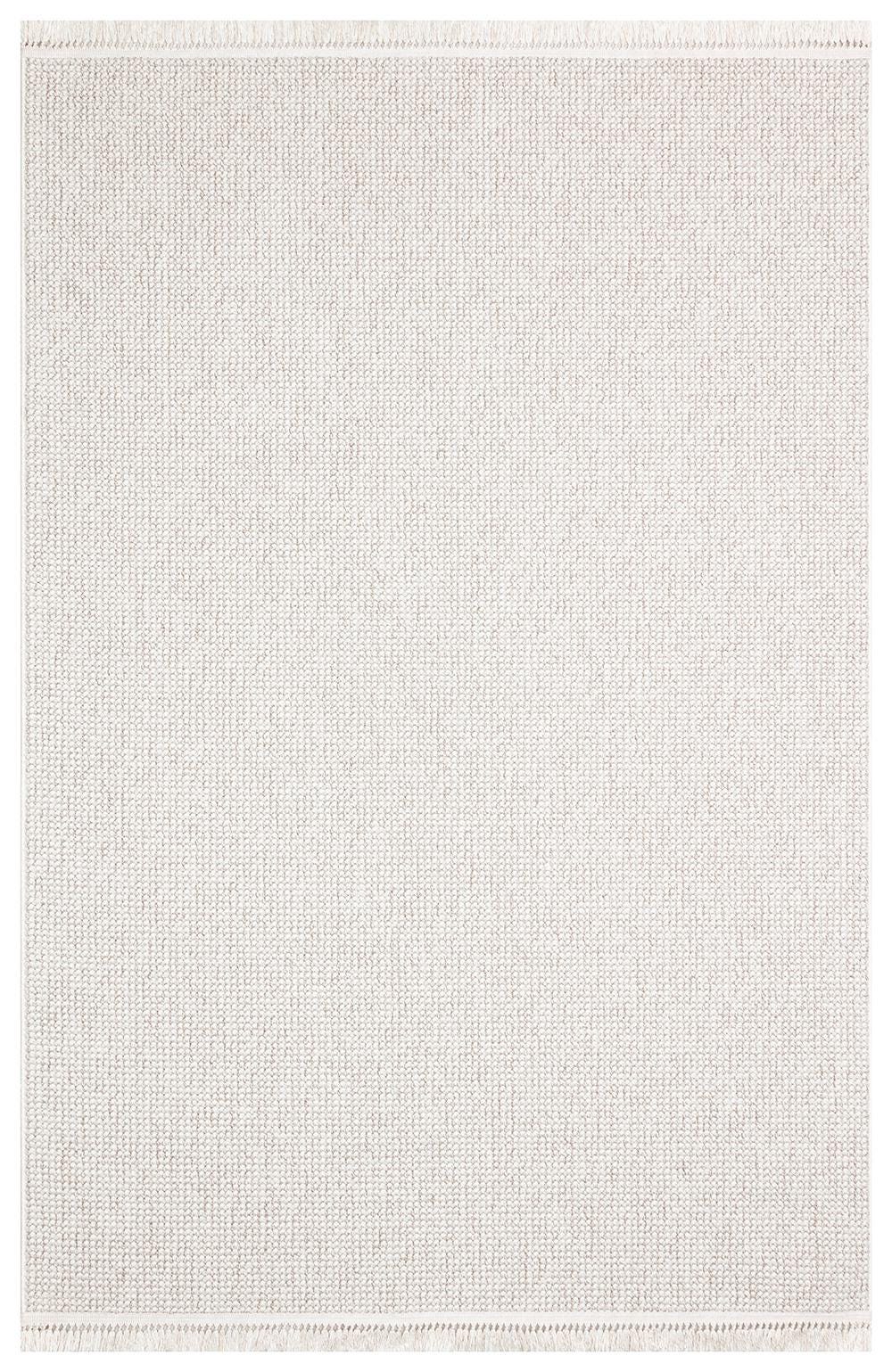 Custom Textured Runner Rug, Neutral Boho Hallway Area Rug, Hand-Woven Fringe Entryway Carpet