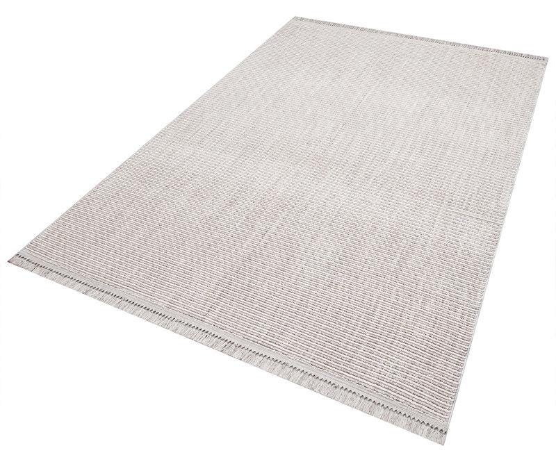Custom Textured Runner Rug, Neutral Boho Fringe Area Rug, Modern Entryway Decor