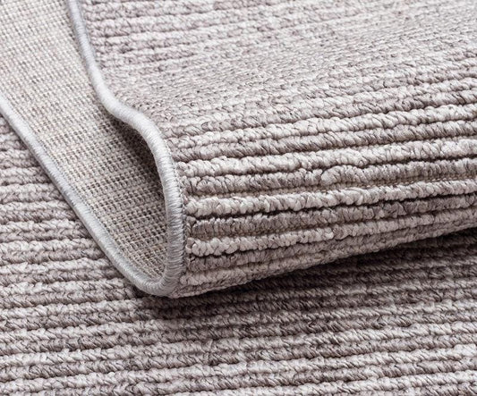 Custom Textured Runner Rug, Neutral Boho Hallway Area Rug, Hand-Woven Fringe Entryway Home Decor