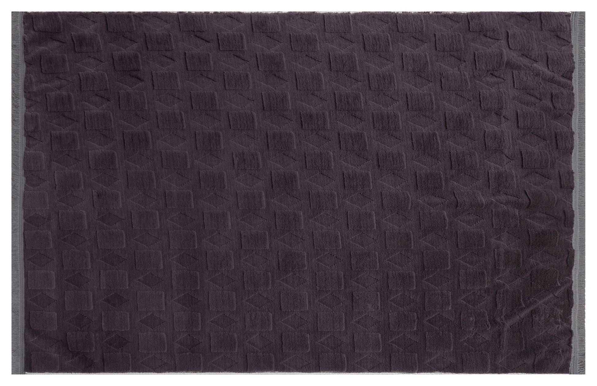 Gray Soft Fur Rug: Soft Washable Plush Carpet