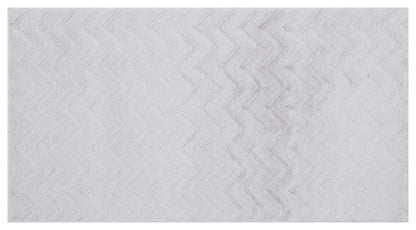 Silver Soft Fur Rug: Soft Washable Plush Carpet