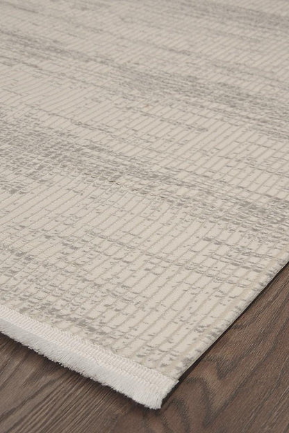 Modern Distressed Area Rug – Marsala Cream Textured Floor Carpet (Customizable Size)
