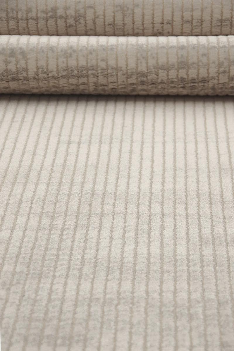 Modern Distressed Area Rug – Marsala Cream Textured Floor Carpet (Customizable Size)