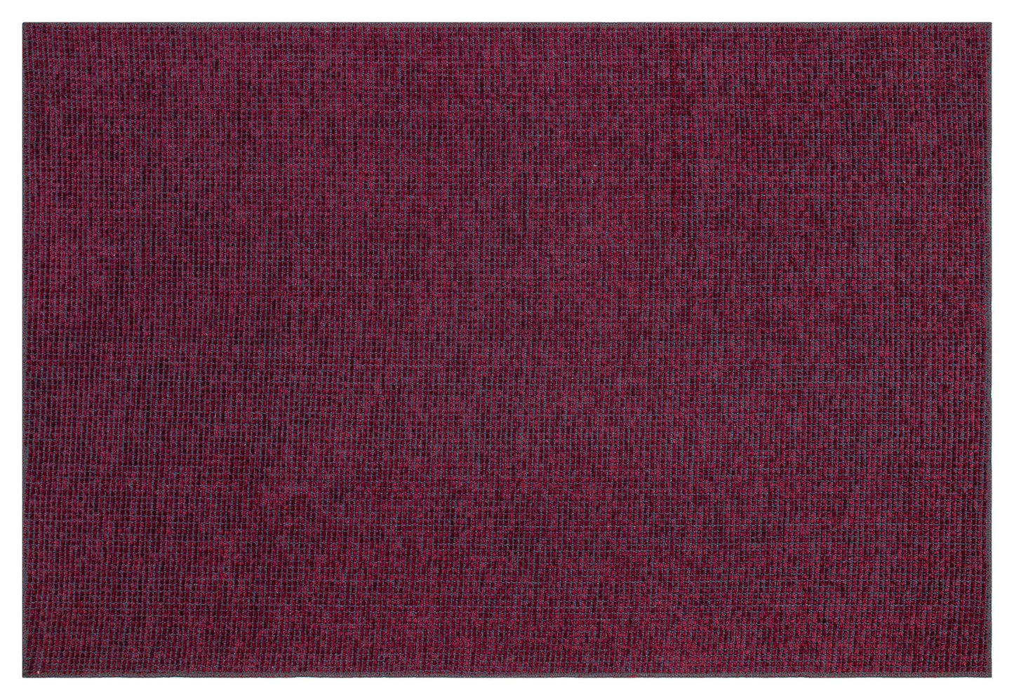Red Cotton Turkish Rug, Modern Washable Carpet