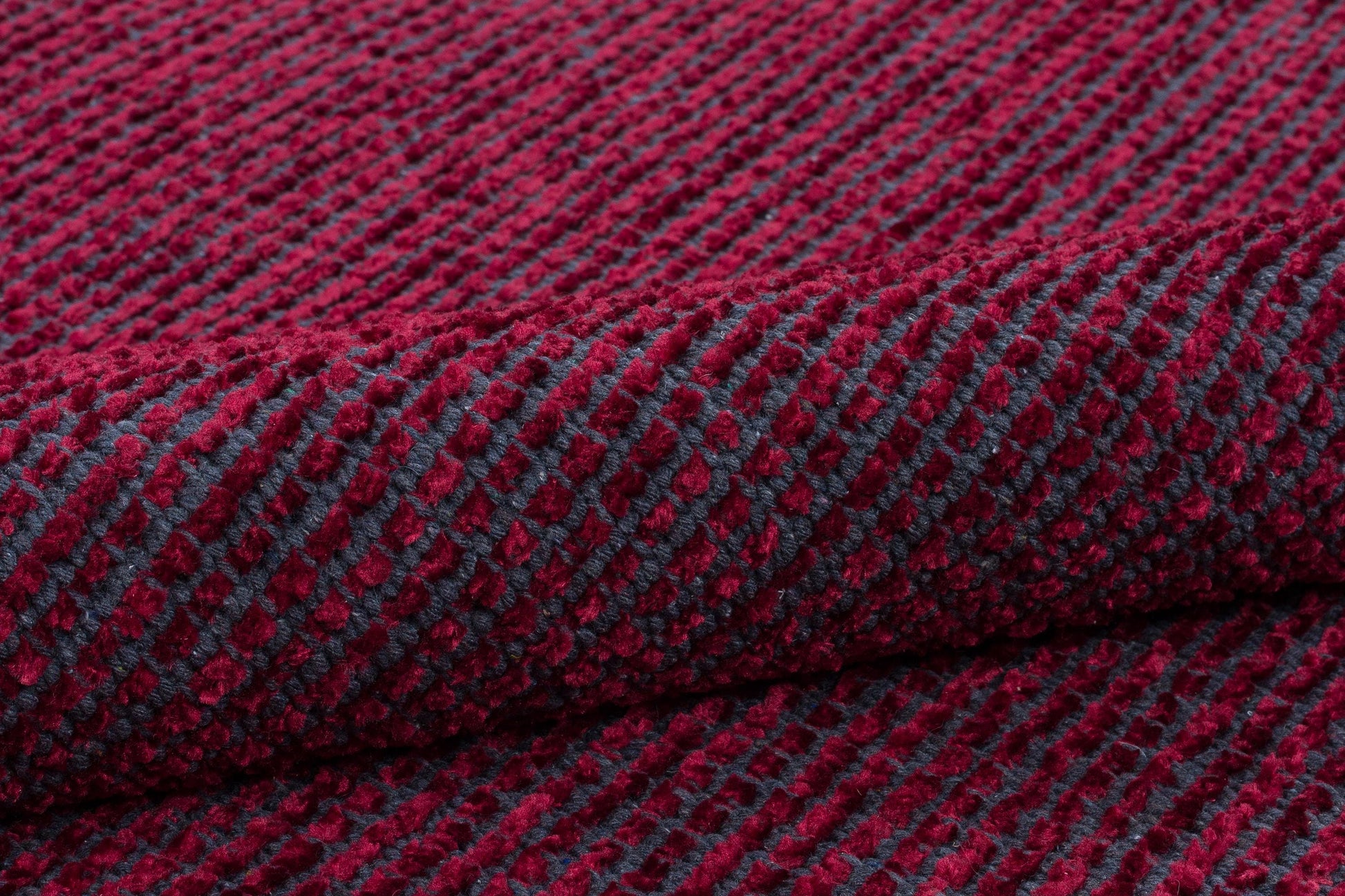 Red Cotton Turkish Rug, Modern Washable Carpet