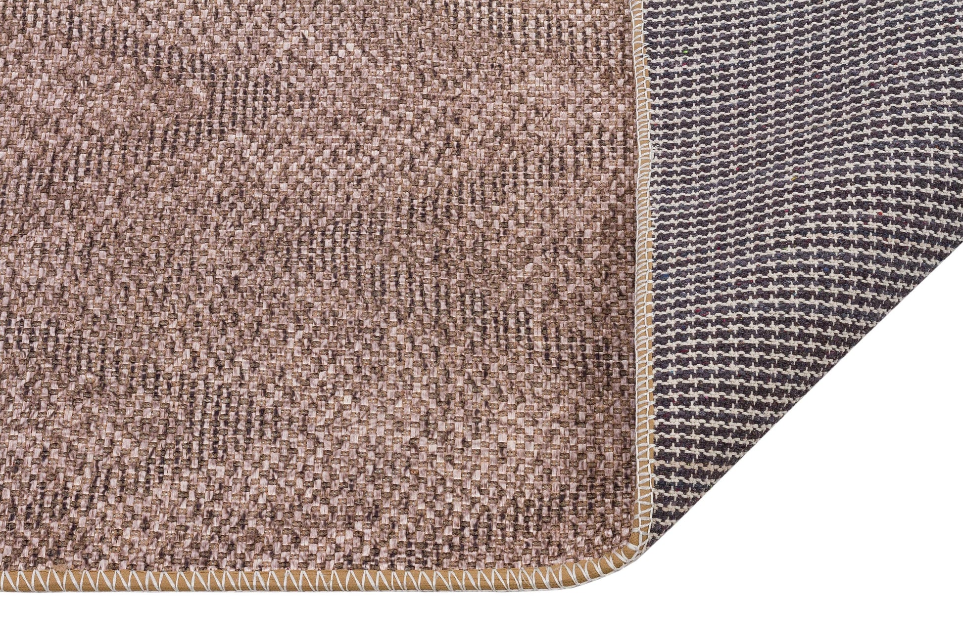 Distressed Bronze Boho Area Rug, Washable Vintage Farmhouse Carpet