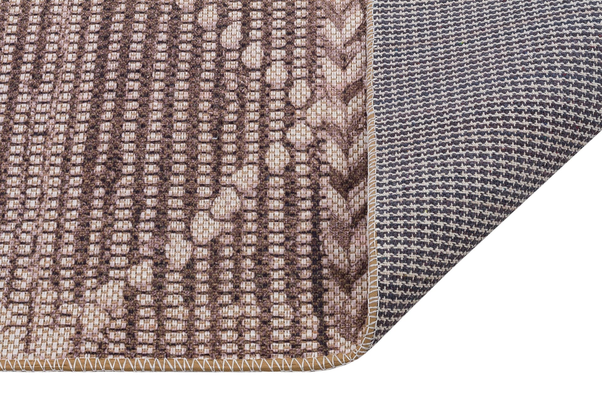 Distressed Bronze Boho Area Rug, Washable Vintage Farmhouse Carpet