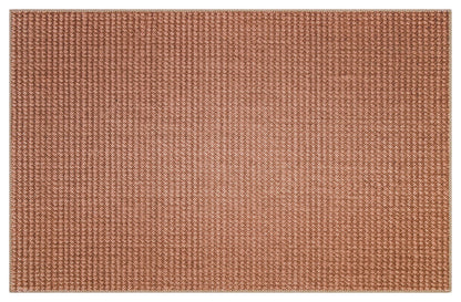 Distressed Bronze Boho Area Rug, Washable Vintage Farmhouse Carpet