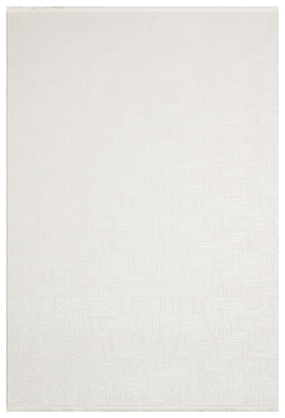 Custom Abstract Runner Rug, Minimalist Distressed Cream Beige Hallway, Washable Narrow Rug