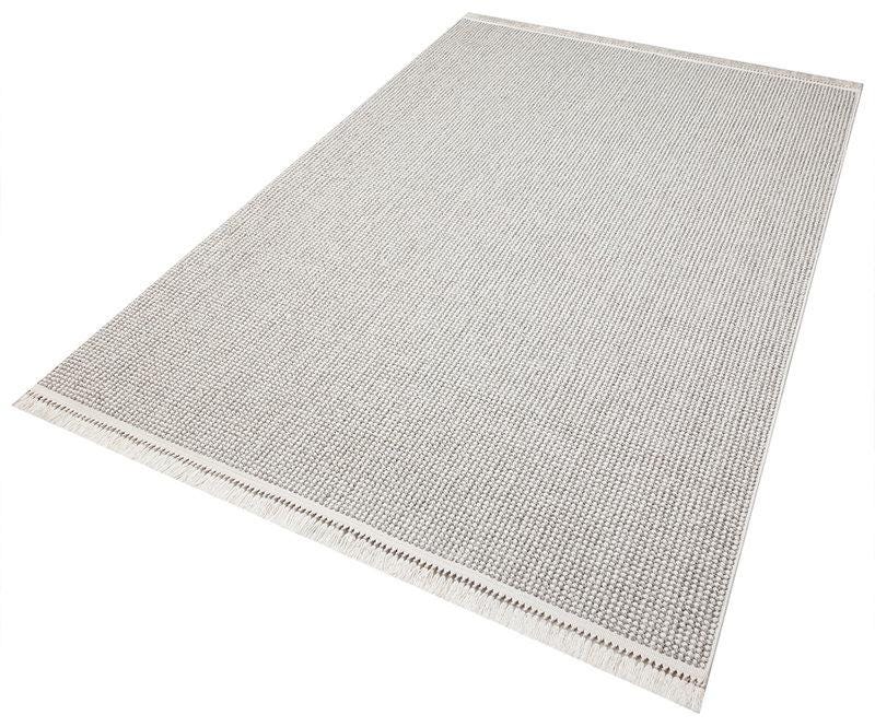 Custom Textured Runner Rug, Neutral Cream Grey, Modern Boho Hallway Entryway Home Decor
