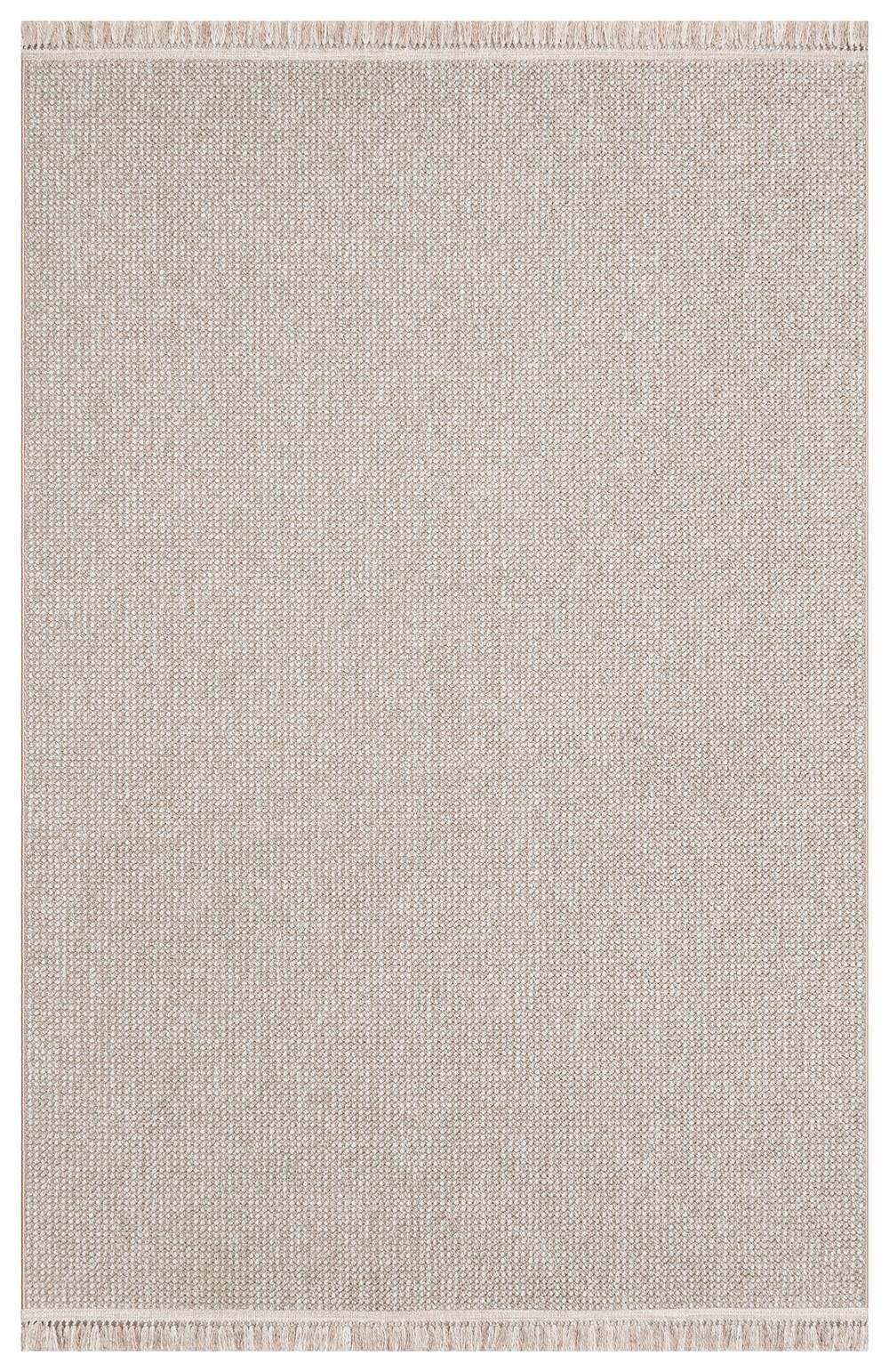 Custom Textured Runner Rug, Neutral Boho Hallway Area Rug, Hand-Woven Fringe Entryway Decor