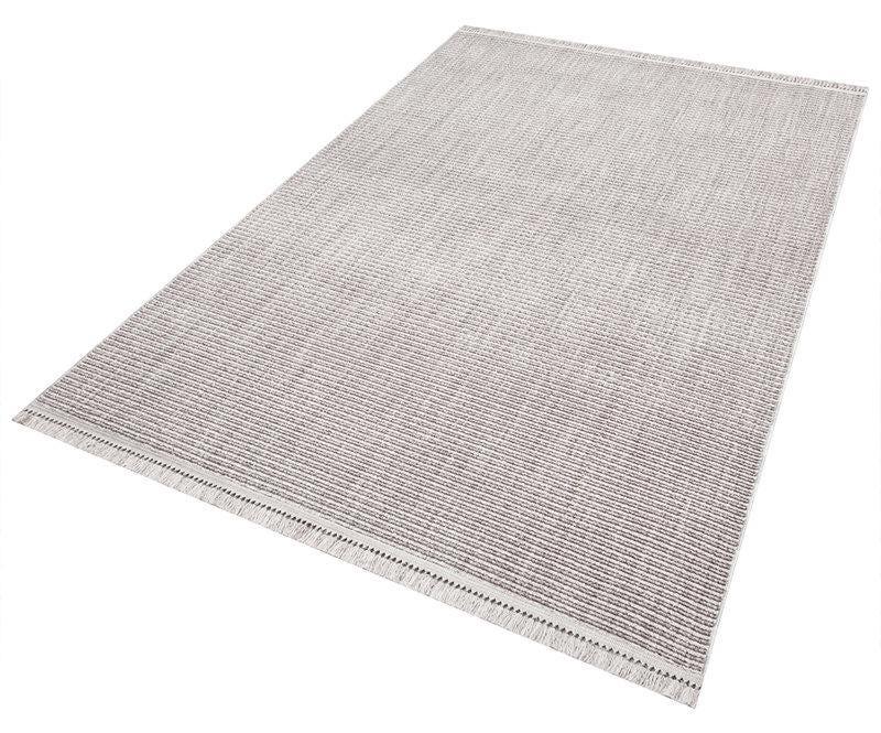 Custom Textured Runner Rug, Neutral Boho Hallway Area Rug, Hand-Woven Fringe Entryway Home Decor