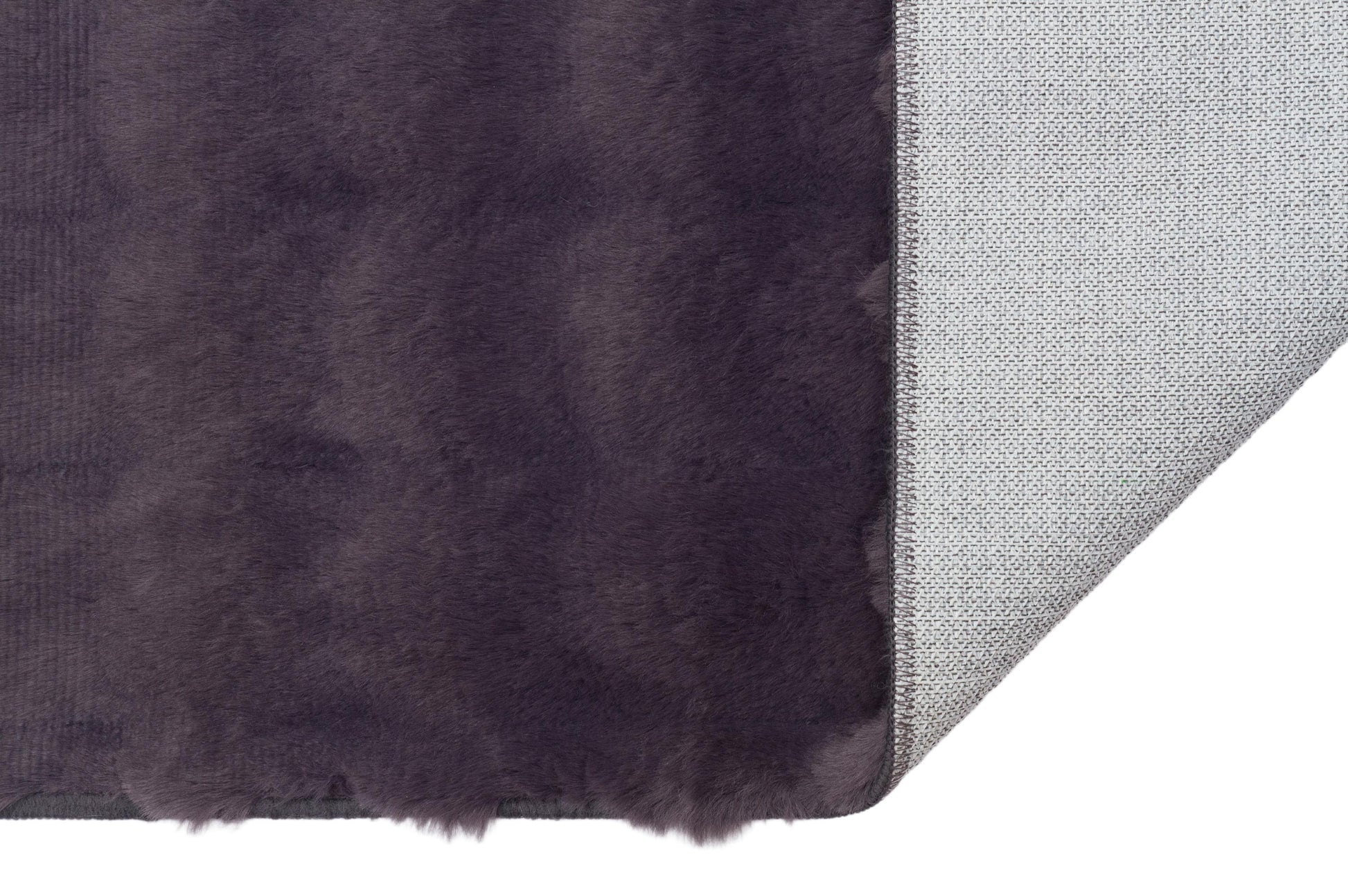 Gray Soft Fur Rug: Soft Washable Plush Carpet